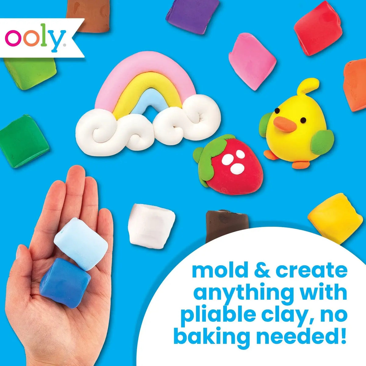 Creatibles Air Dry Clay Kit | Set of 12 Colors