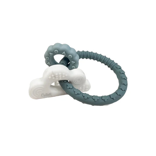 Cloudy Days Silicone Teething Ring