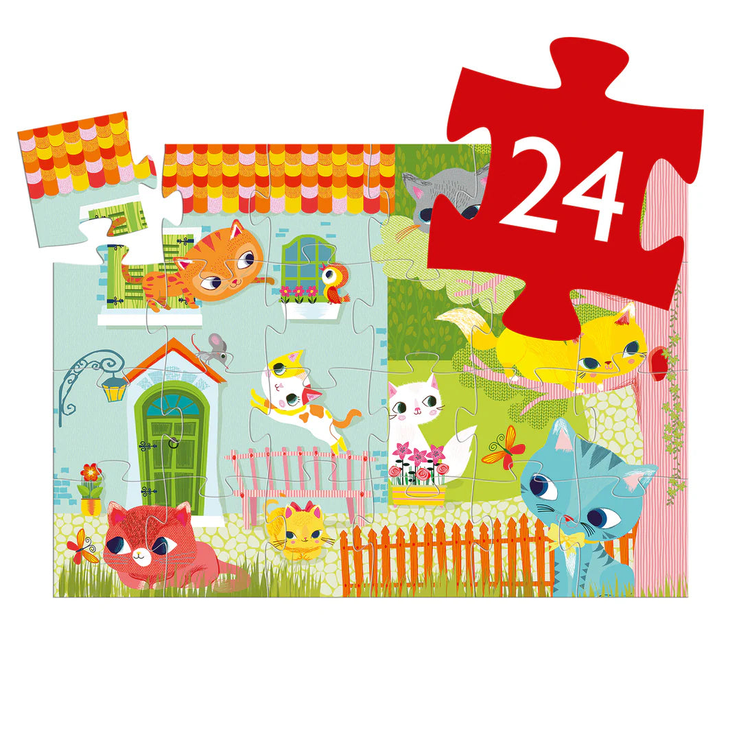 Pachat and Friends | 24pc Silhouette Jigsaw Puzzle