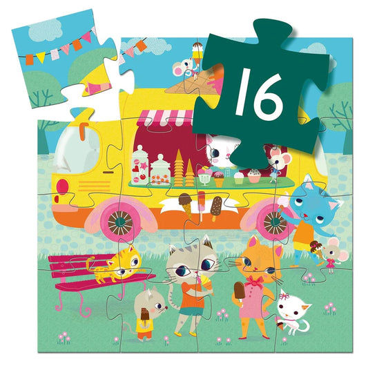 Mini Silhouette Puzzles- Ice Cream Truck