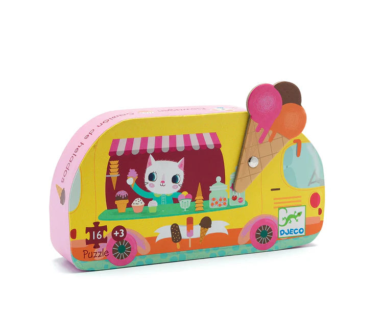 Mini Silhouette Puzzles- Ice Cream Truck