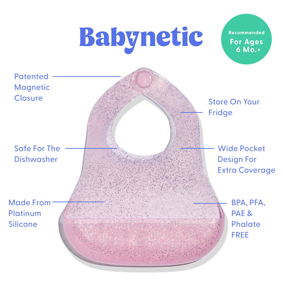 Babynetic Magnetic Jelly Bibs