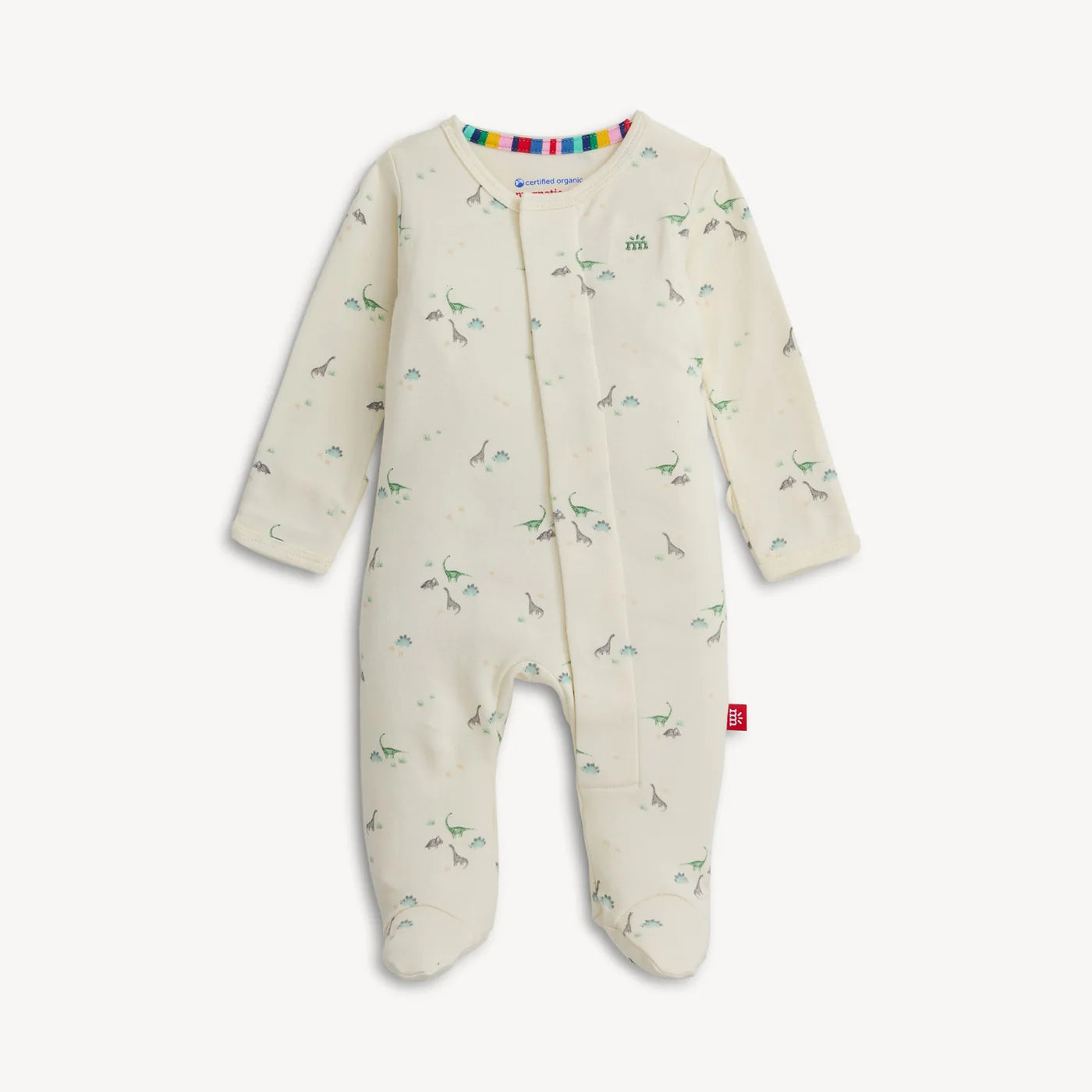 Magnetic Me Organic Cotton Footie | Tiny Diny