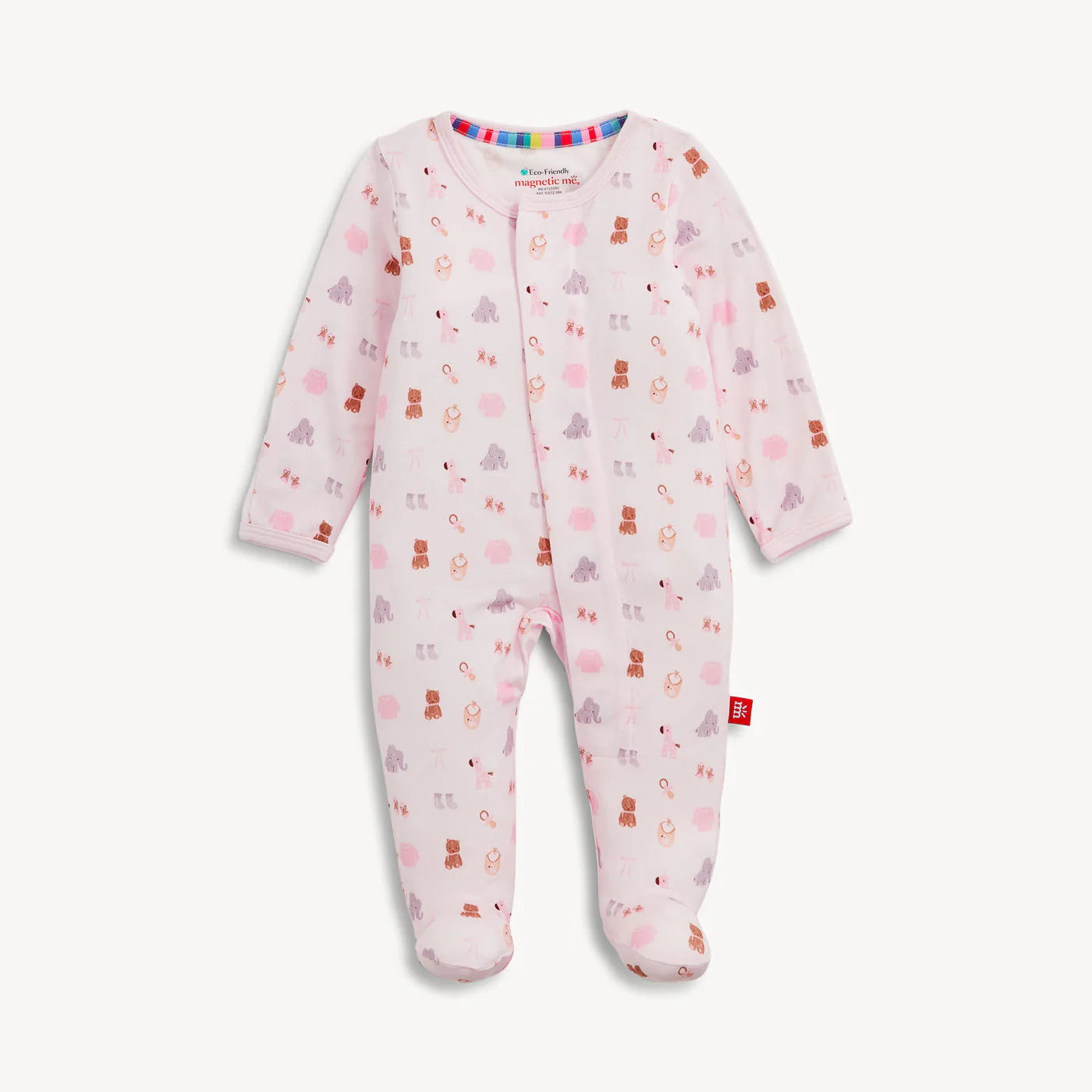 Magnetic Me Modal Footie | Pink Nursery Nostalgia