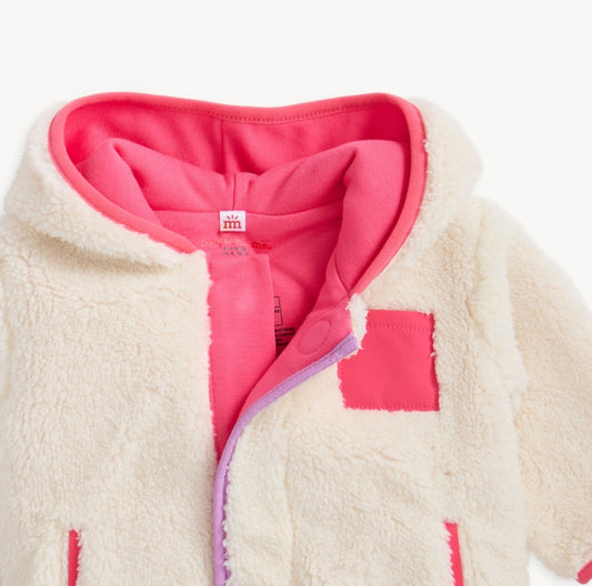 Magnetic Me Gentle Cream Sherpa Girl Jacket