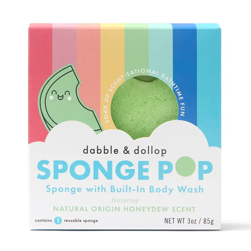 Sponge Pop® Sponge with Built-in Body Wash | Honeydew