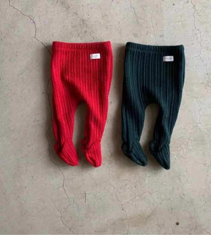 Holiday Footed Leggings image 0