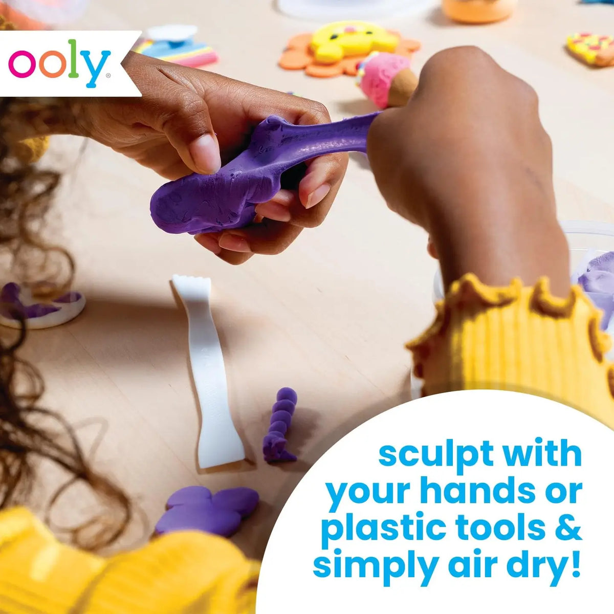 Creatibles Air Dry Clay Kit | Set of 12 Colors