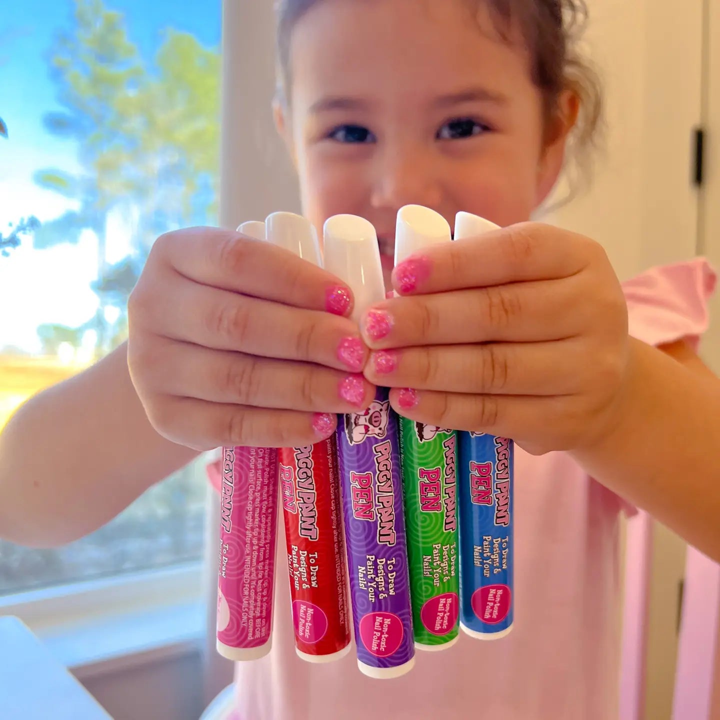 Piggy Pens | Non Toxic Kids Nail Polish Pens