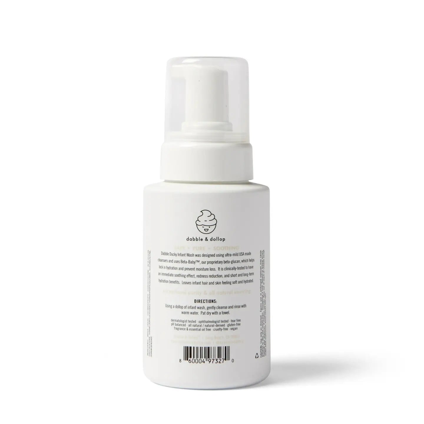 Dabble Ducky Fragrance Free Infant Wash