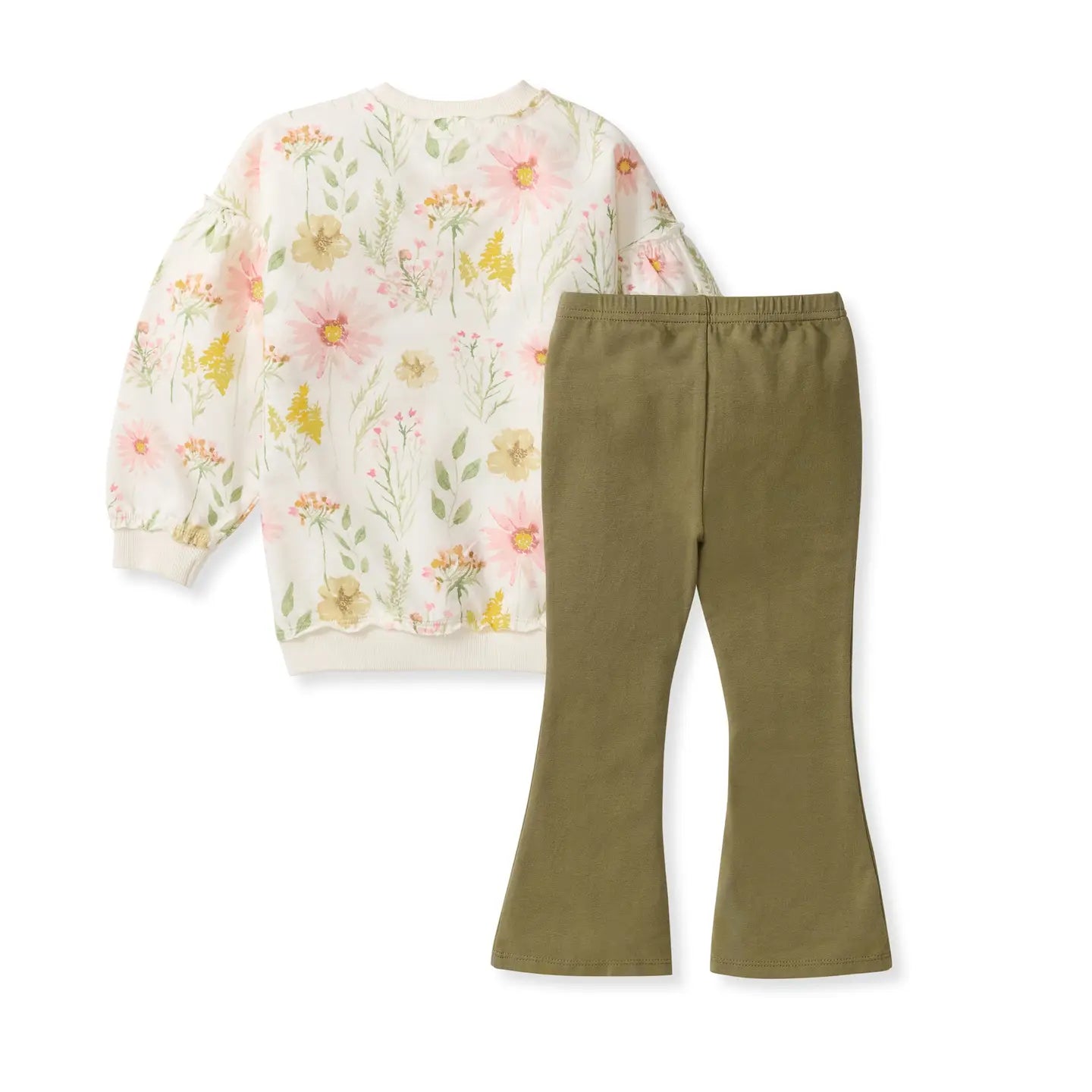 Wild Floral Sweatshirt Set | Organic Cotton