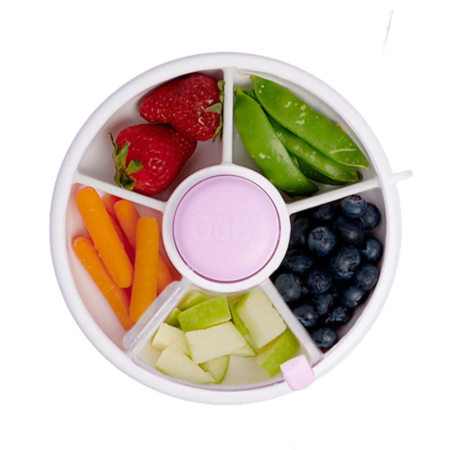 Gobe Kids Original Snack Spinner, Reusable Travel Snack Box