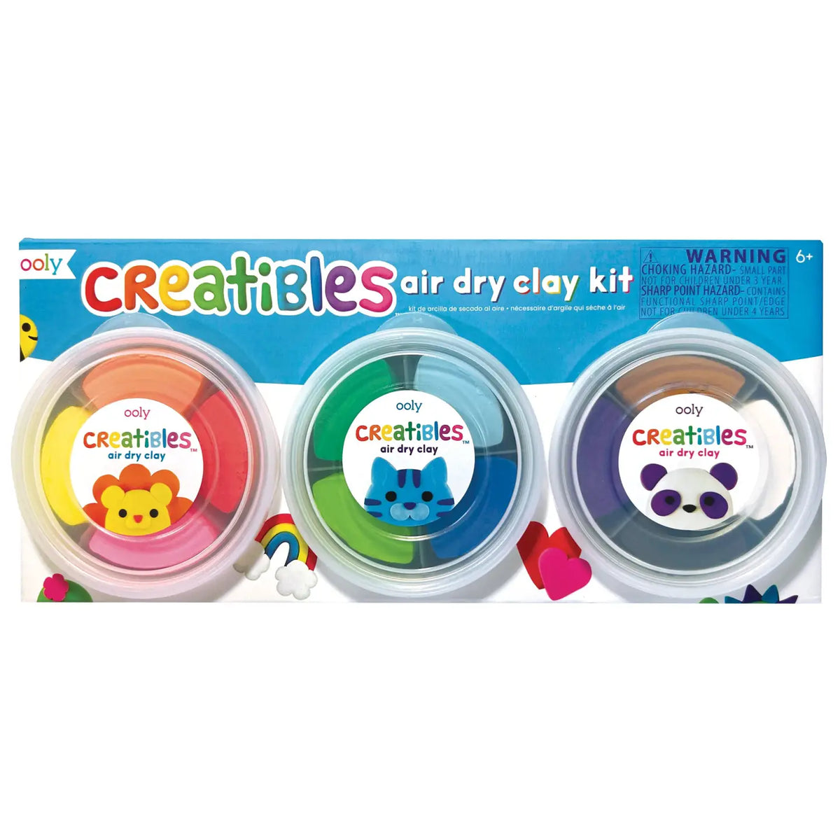 Creatibles Air Dry Clay Kit | Set of 12 Colors