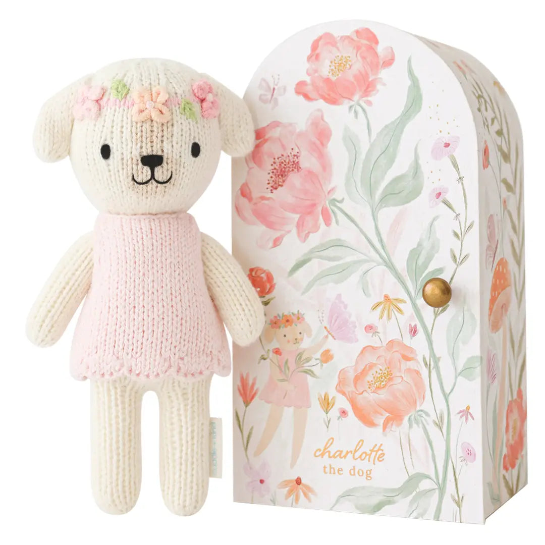 Cuddle+Kind Tiny Charlotte the Dog | Gives 10 Meals
