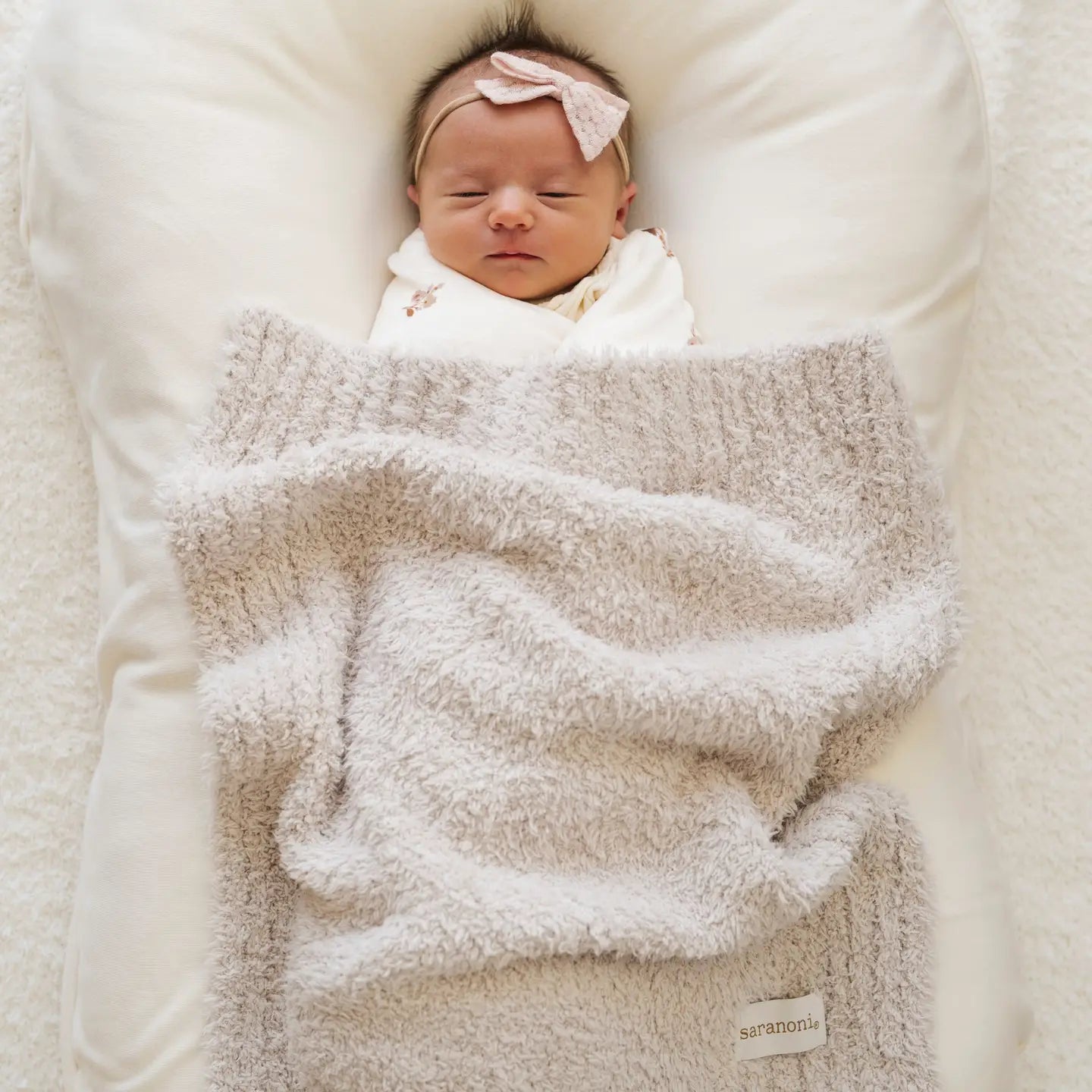 Saranoni Bamboni Mini Blanket | Moonbeam
