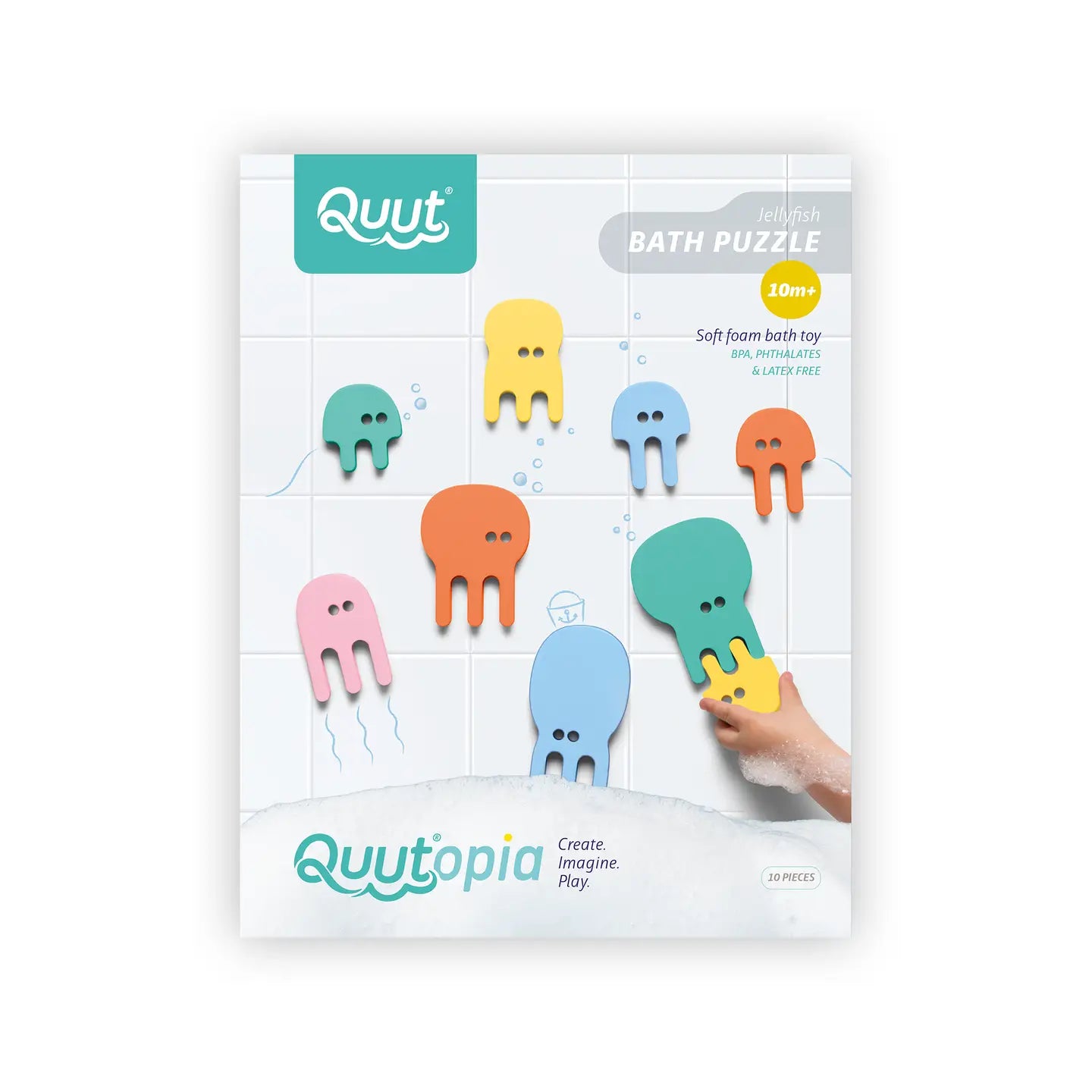 Foam Bath Puzzle - Jellyfish