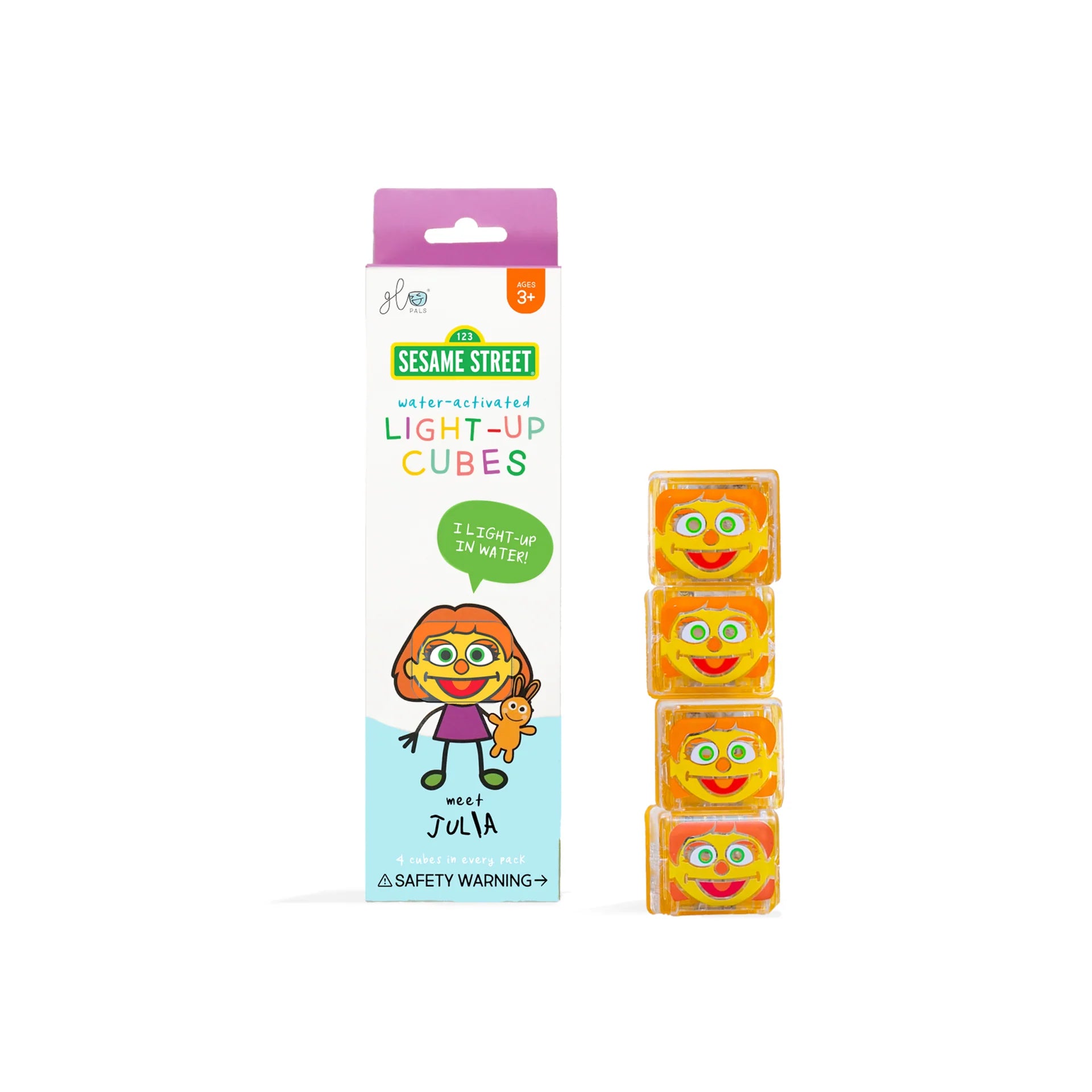 Glo Pals - Julia Sesame Street Light Up Cubes image 0