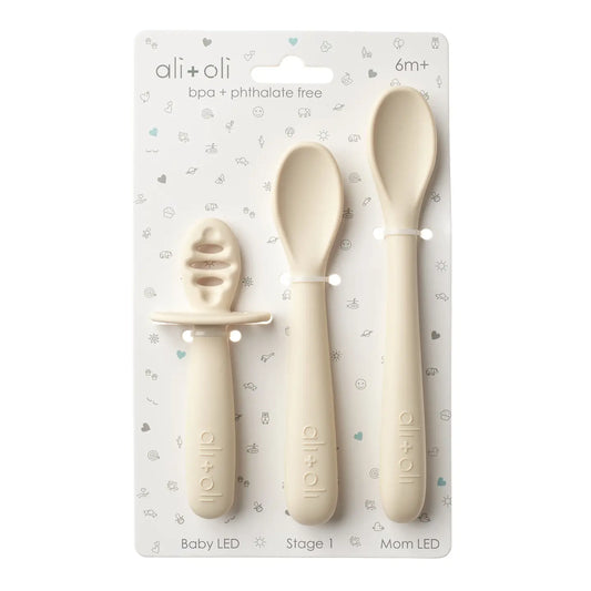 ali+oli three stage utensil set for babies