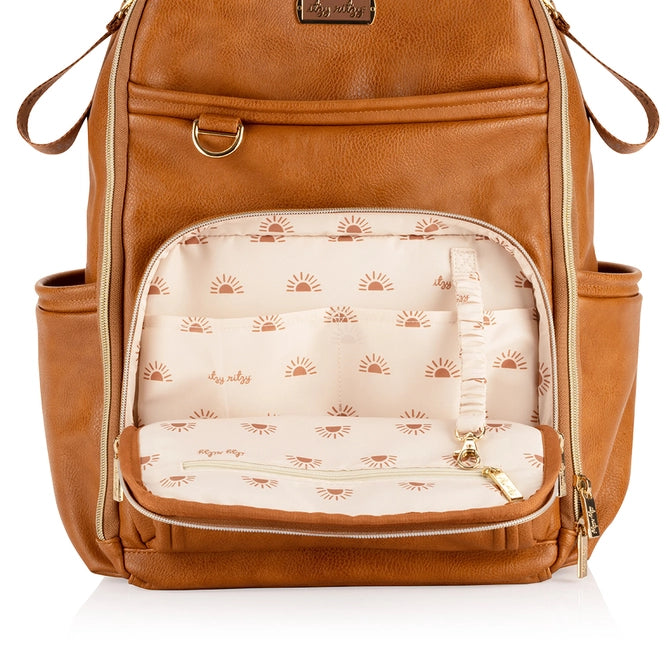 Cognac Boss Plus™ Backpack Diaper Bag image 7
