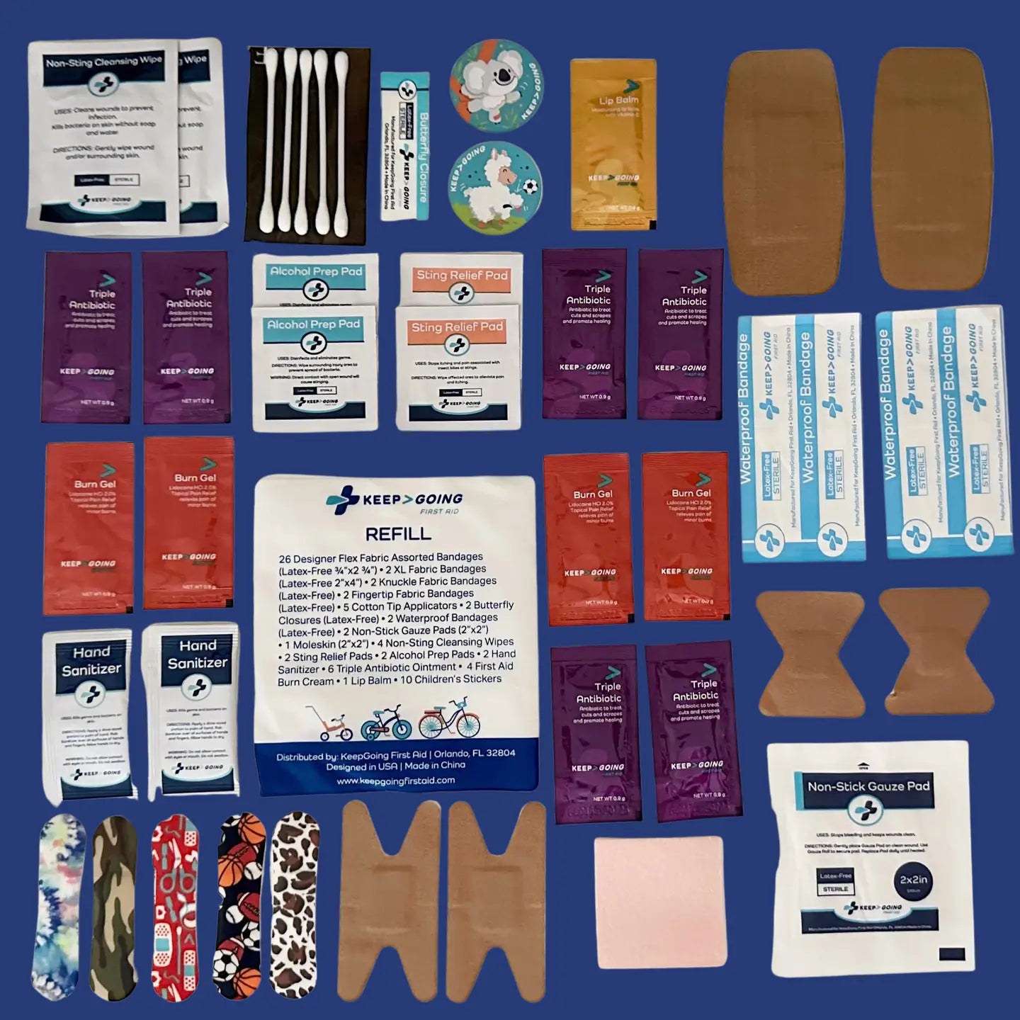 First Aid GoKit Refill Pack (75 pieces)