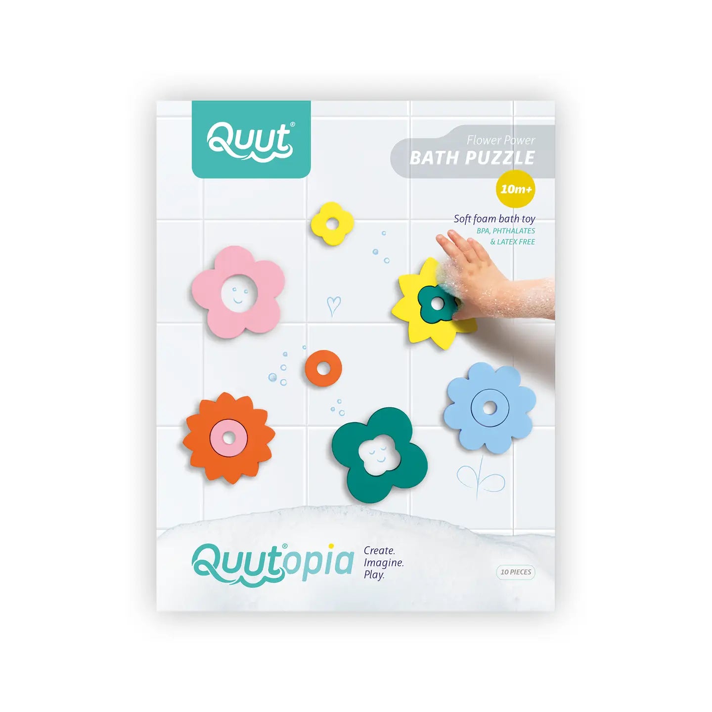 Foam Bath Puzzle - Flower Power