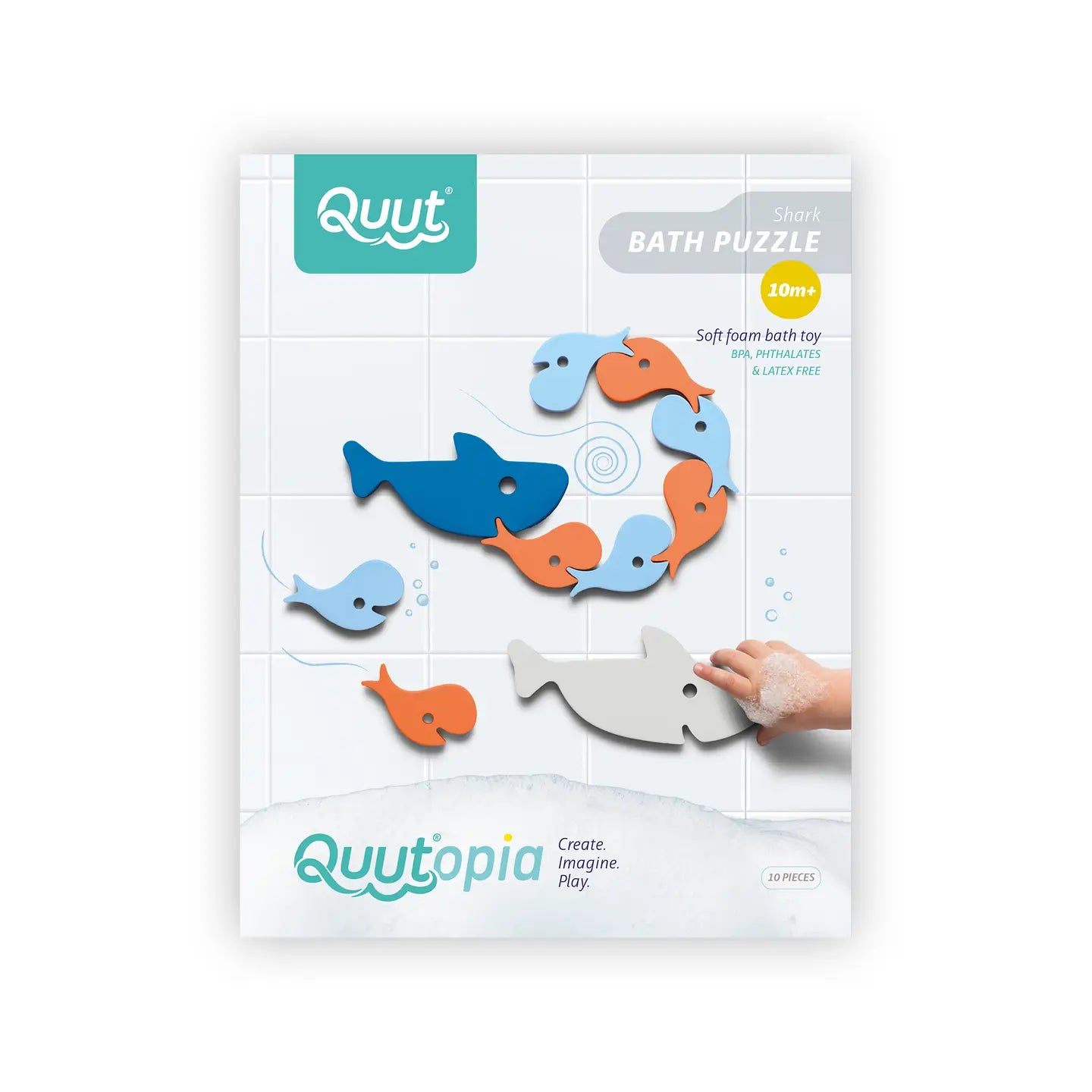 Foam Bath Puzzle - Sharks