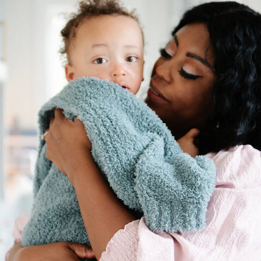 Saranoni Bamboni Receiving Blanket | Spruce