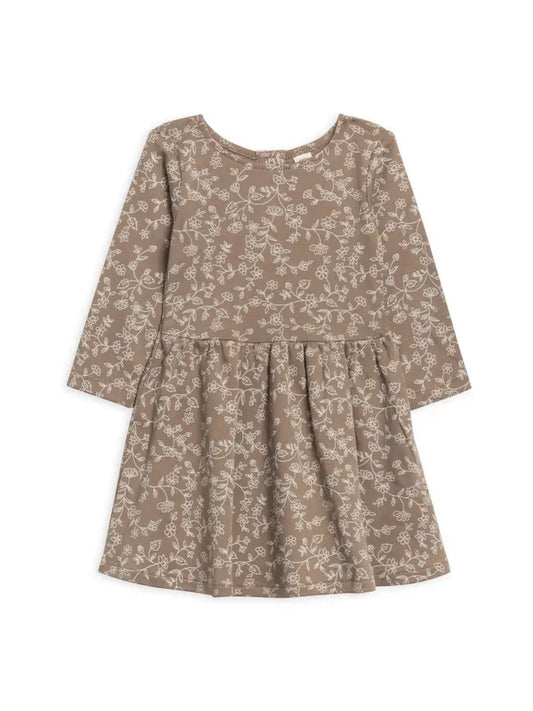 Long Sleeve Stella Swing Dress - Pip Floral / Taupe image 0