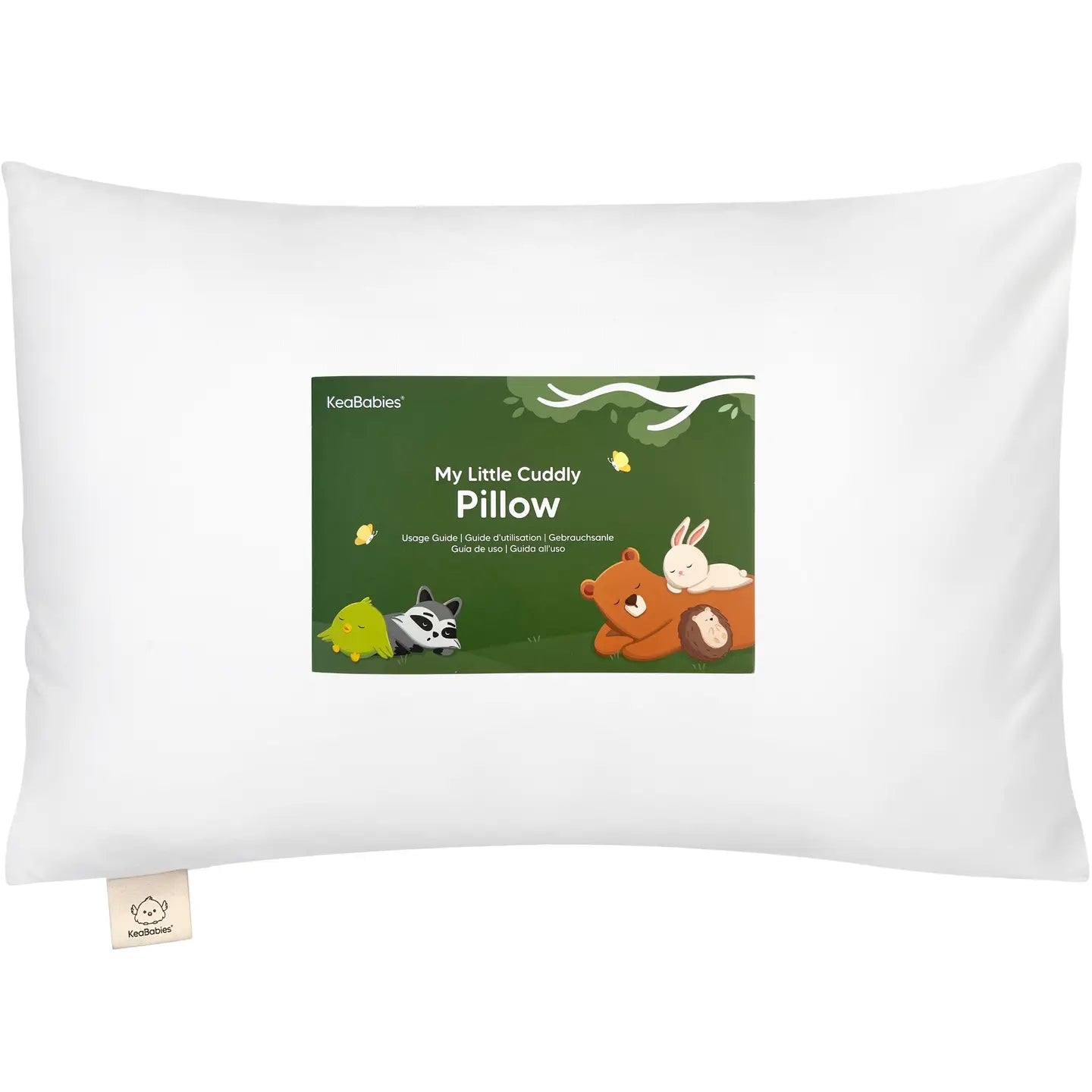 My Little Cuddly Toddler Pillow | Soft White