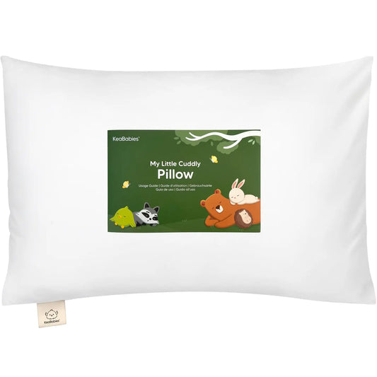 My Little Cuddly Toddler Pillow | Soft White