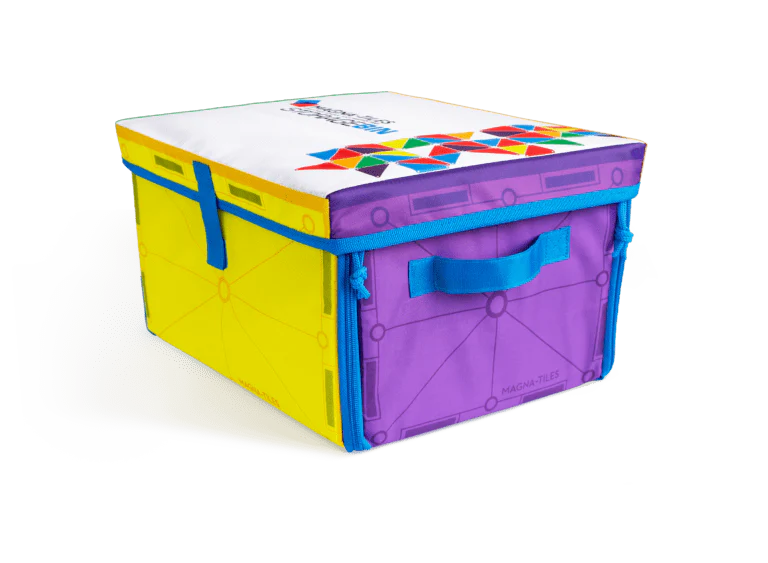 Magna-Tiles Storage Bin and Interactive Play-Mat image 1