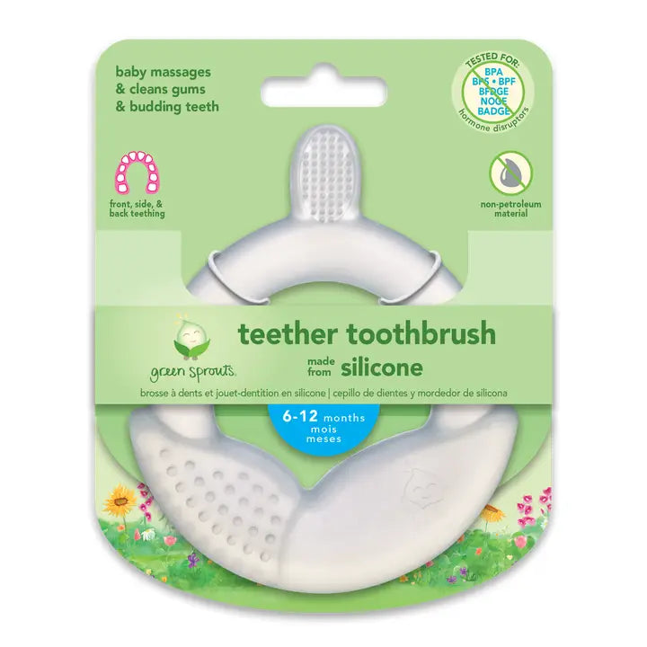 Teether Toothbrush Made from Silicone image 0