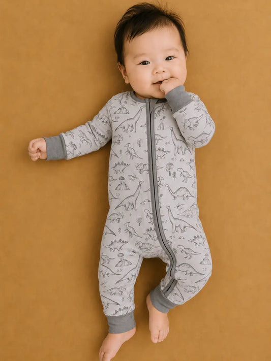 Dino Doodles Convertible Bamboo Sleeper