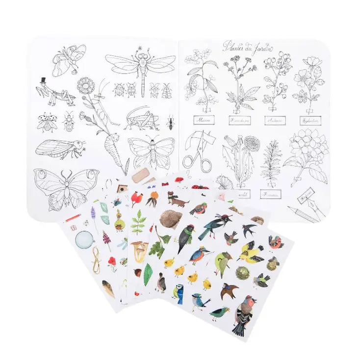 Little Botanist Coloring & Sticker Book image 1