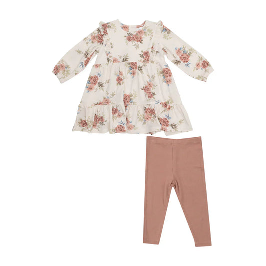 Angel Dear - Ruffle Tiered Dress and Leggings image 0