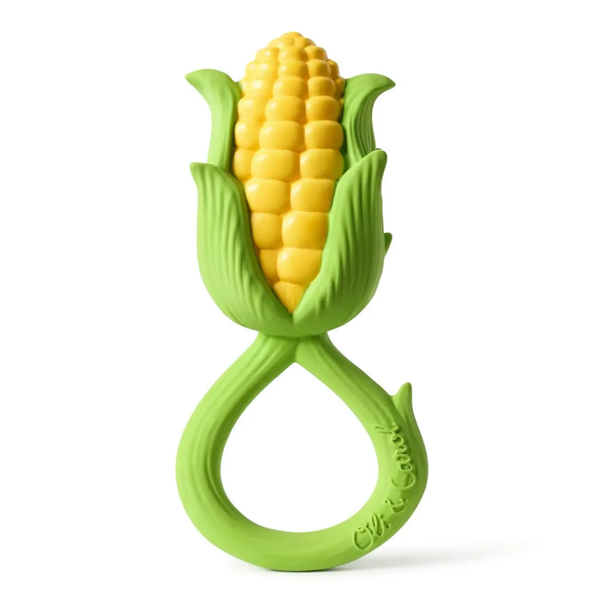 Corn Rattle | Oli & Carol Natural Rubber Toy