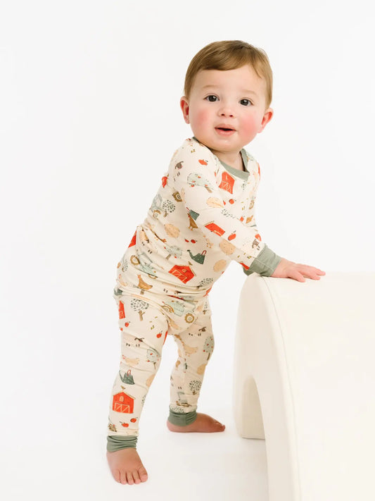 Farm Days Toddler Bamboo L/S Set
