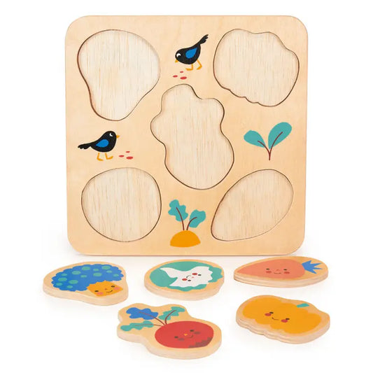 Wooden Veggie Puzzle image 0