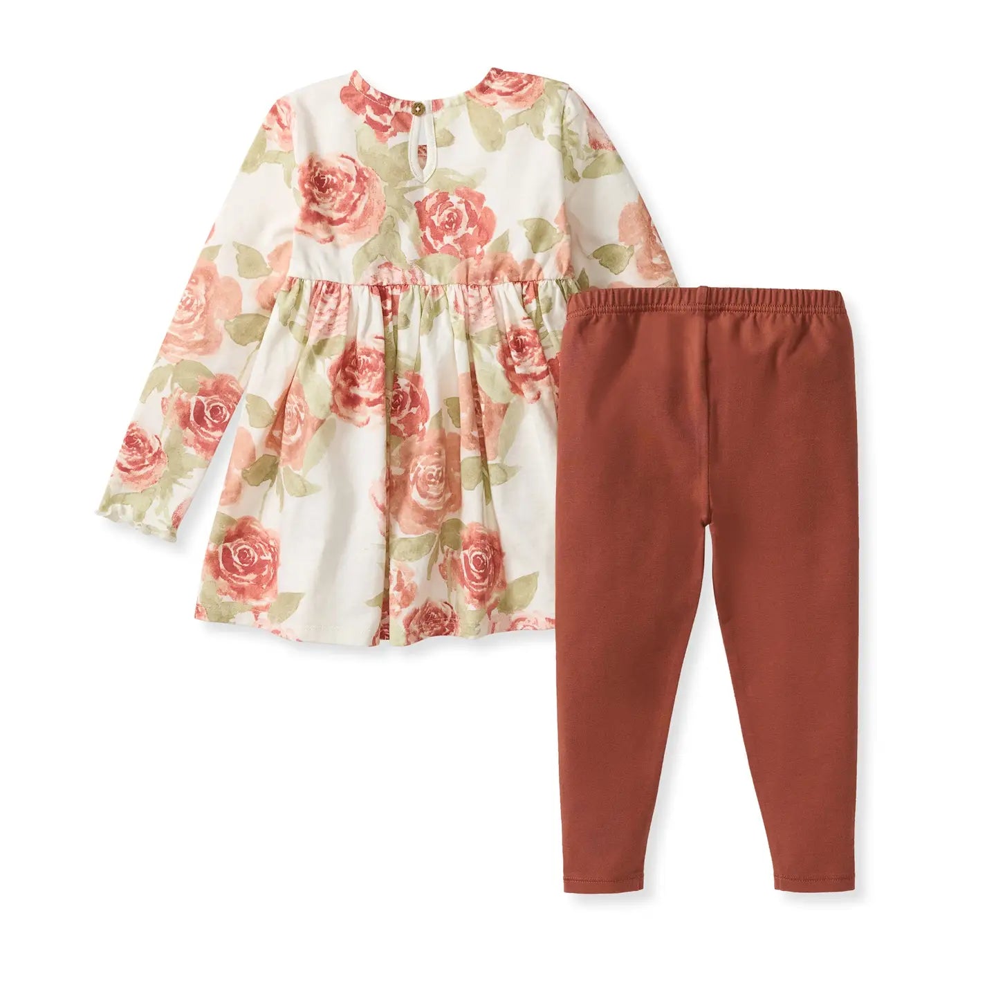 Autumn Rose Tunic Set | Organic Cotton