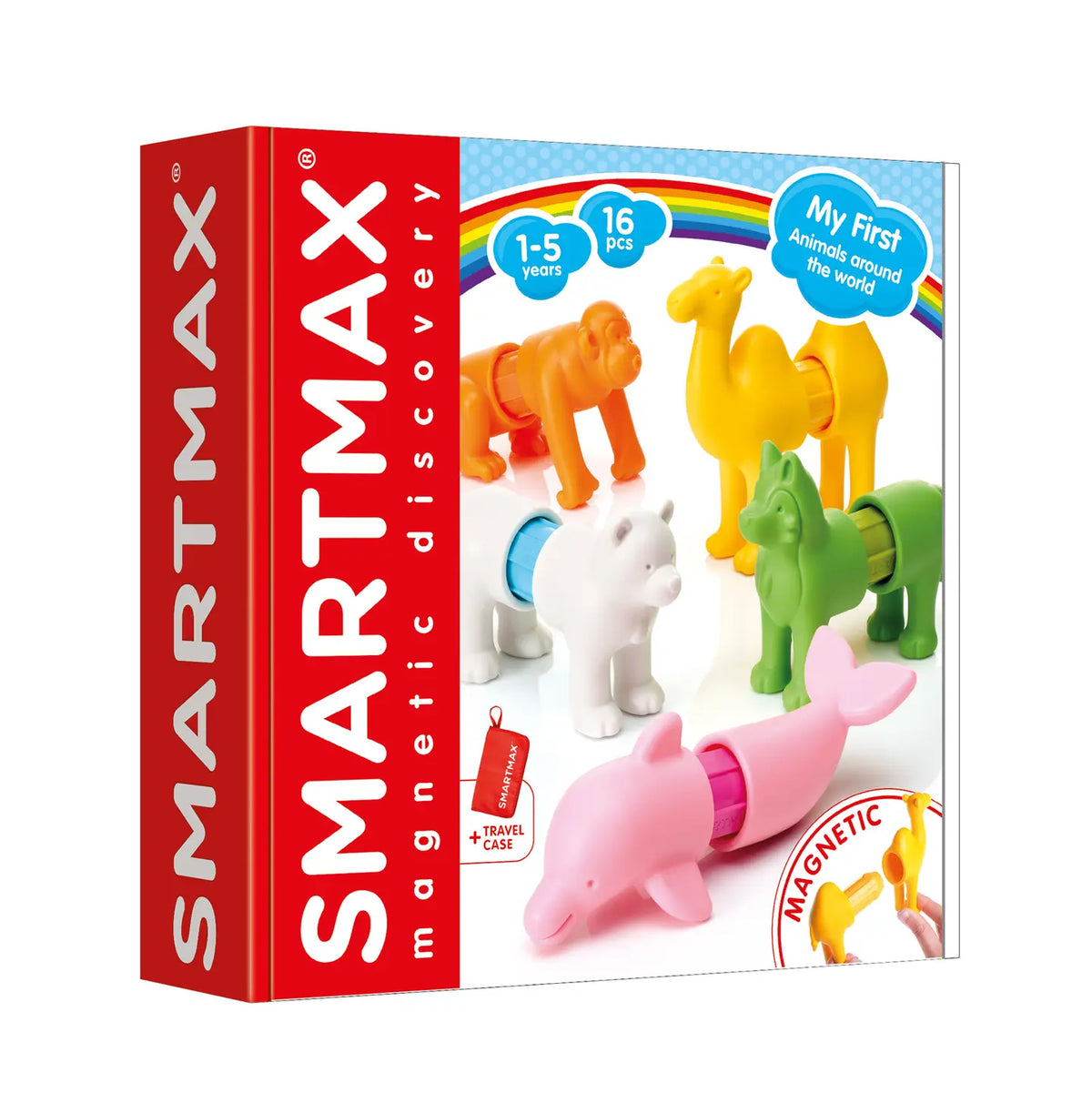 Smartmax My First Animals Around the World | Magnetic Stem Set Ages 1+