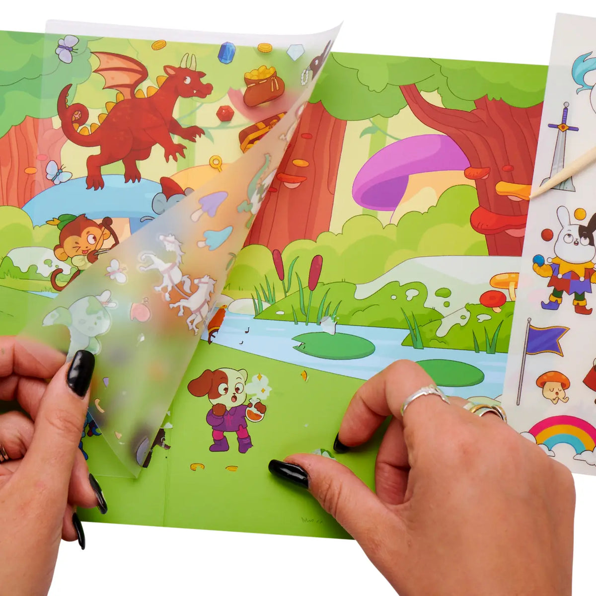 Set the Scene Transfer Stickers Magic | Magical Forest