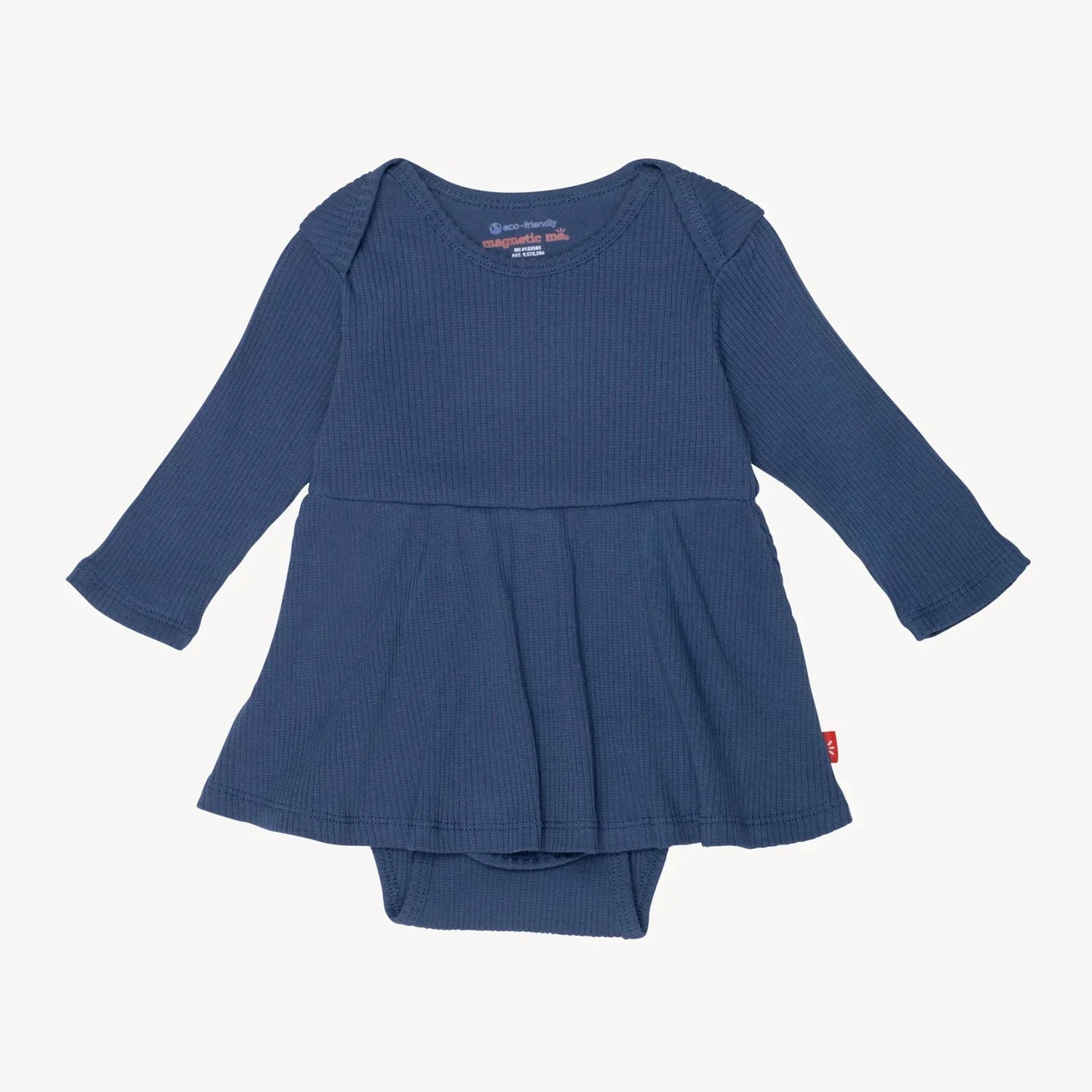 Magnetic Me Ribbed Cotton Bodysuit Dress image 0
