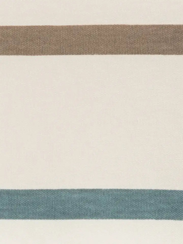 Organic Baby River Bodysuit - Max Stripe / Teal + Taupe image 1