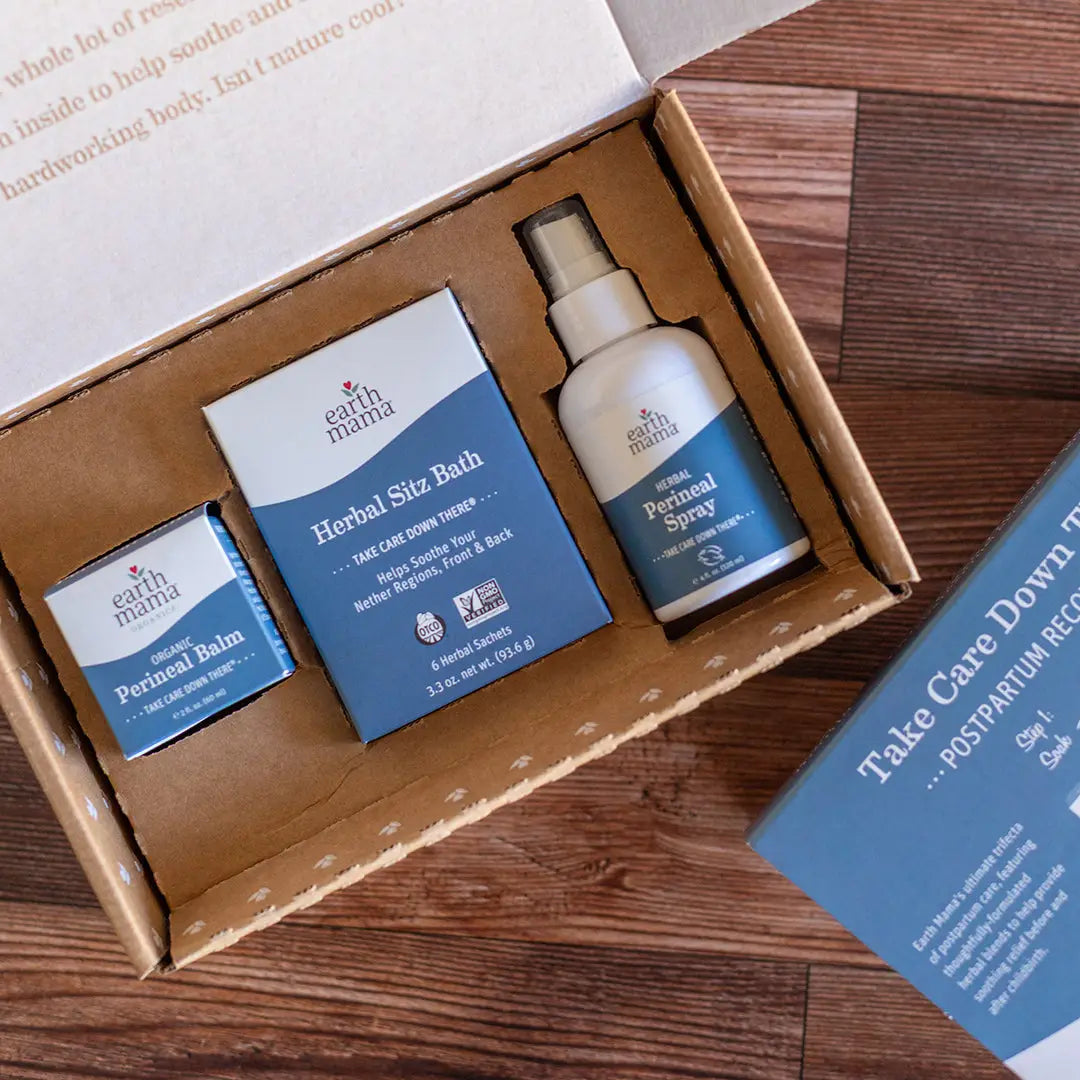 Earth Mama Take Care Down There® Postpartum Recovery Kit | Herbal Relief