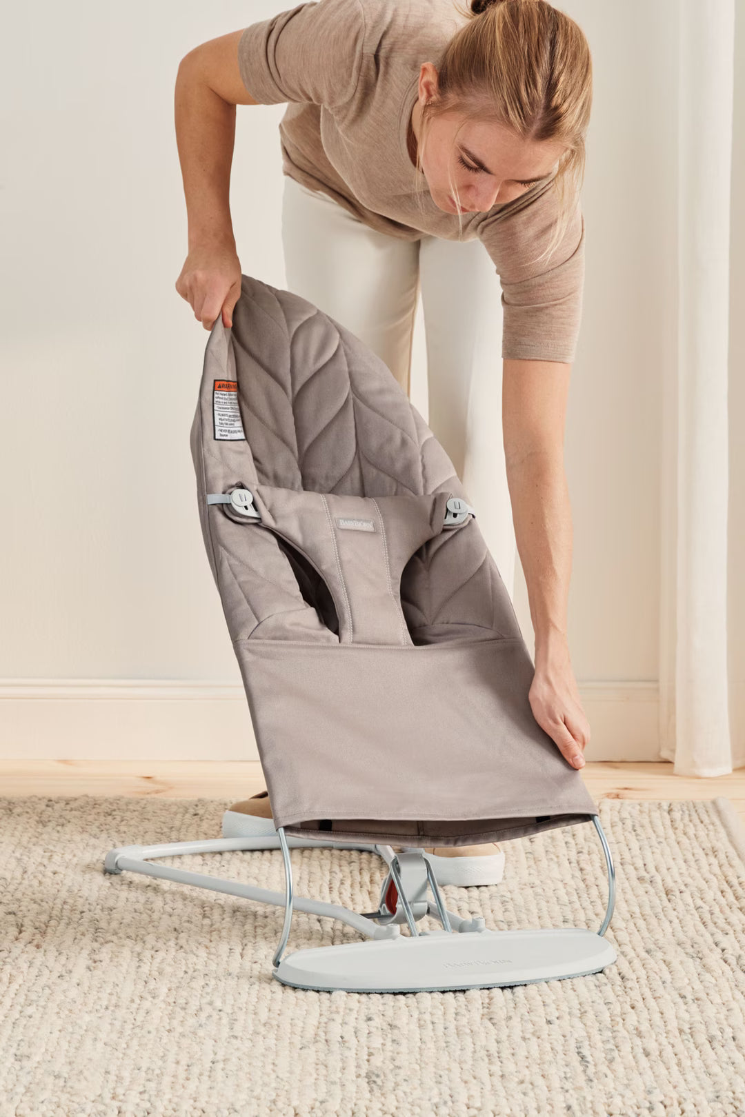 BabyBjorn Bouncer Bliss | Woven Petal Quilt