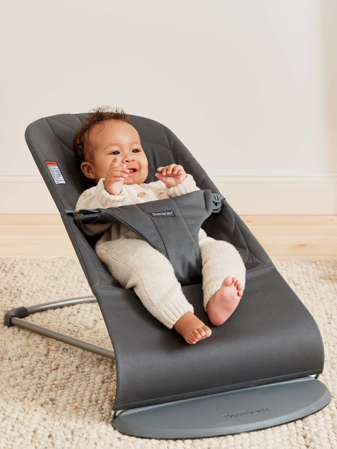 BabyBjorn Bouncer Bliss | Woven Petal Quilt