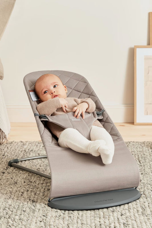 BabyBjorn Bouncer Bliss | Woven Classic Quilt