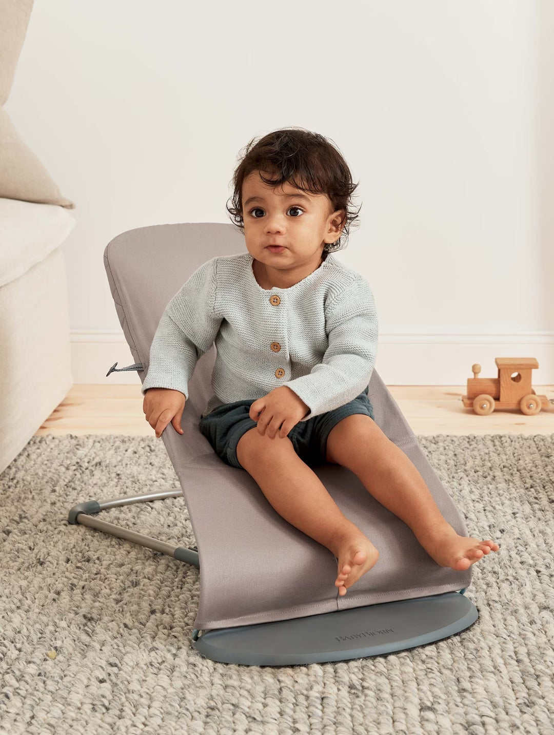 BabyBjorn Bouncer Bliss | Woven Classic Quilt