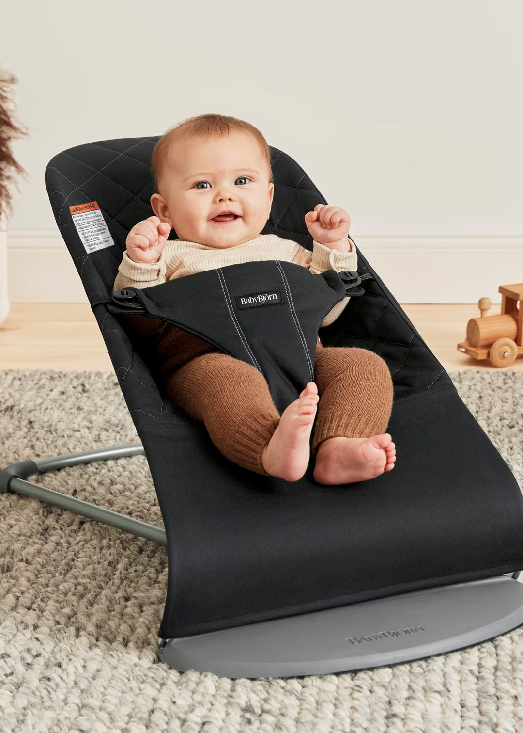 BabyBjorn Bouncer Bliss | Woven Classic Quilt