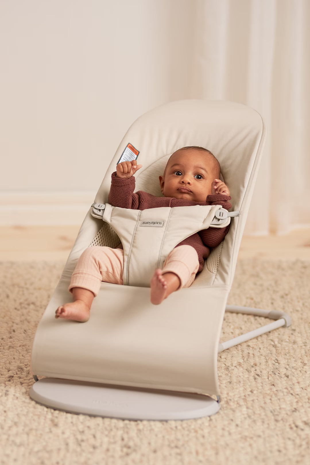 BabyBjorn Bouncer Balance Soft | Woven/Jersey, Tri-Fabric